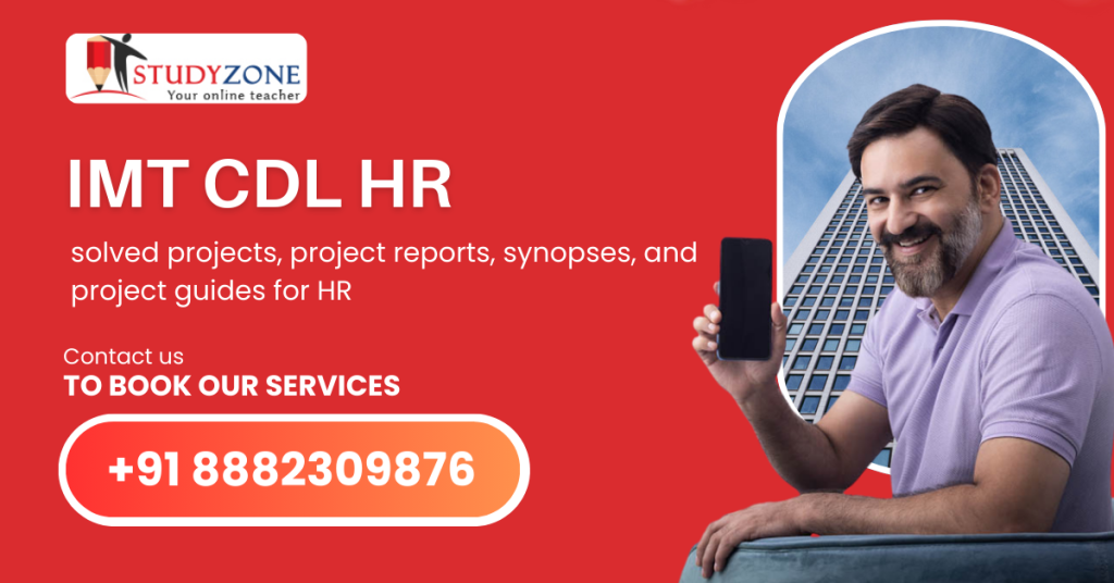 IMT CDL HR project report